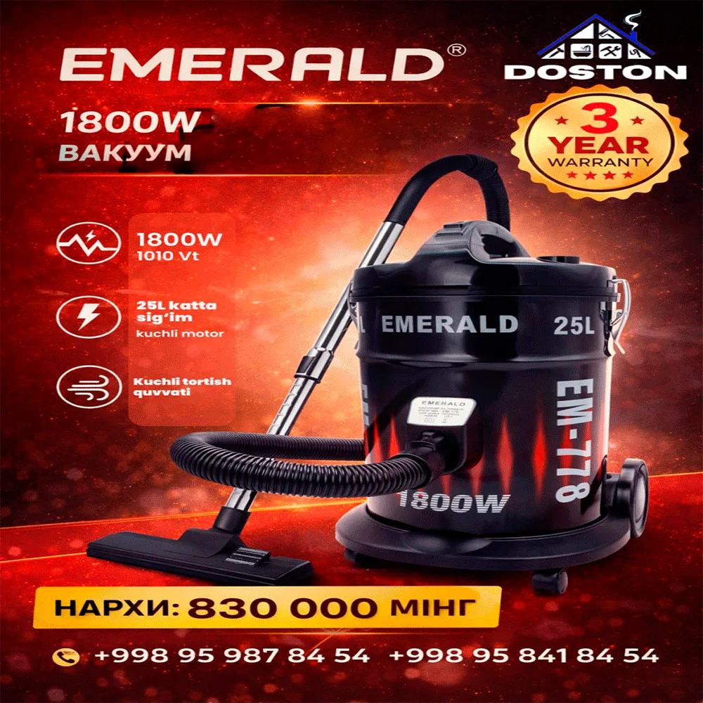 Pilesos  EMERALD 1800W