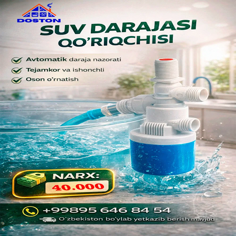 Poplavoy - suv darajasi klapni
