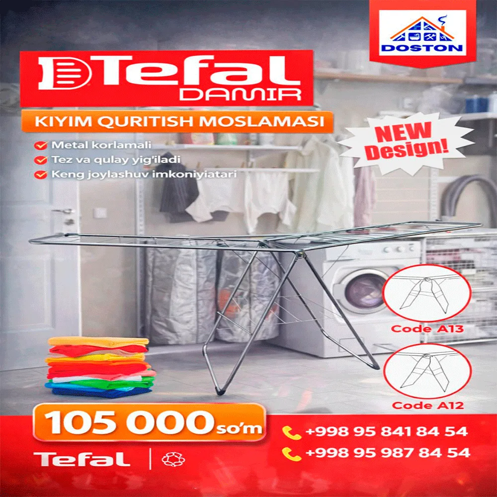 Tefal DAMIR kiyim quritish moslamasi